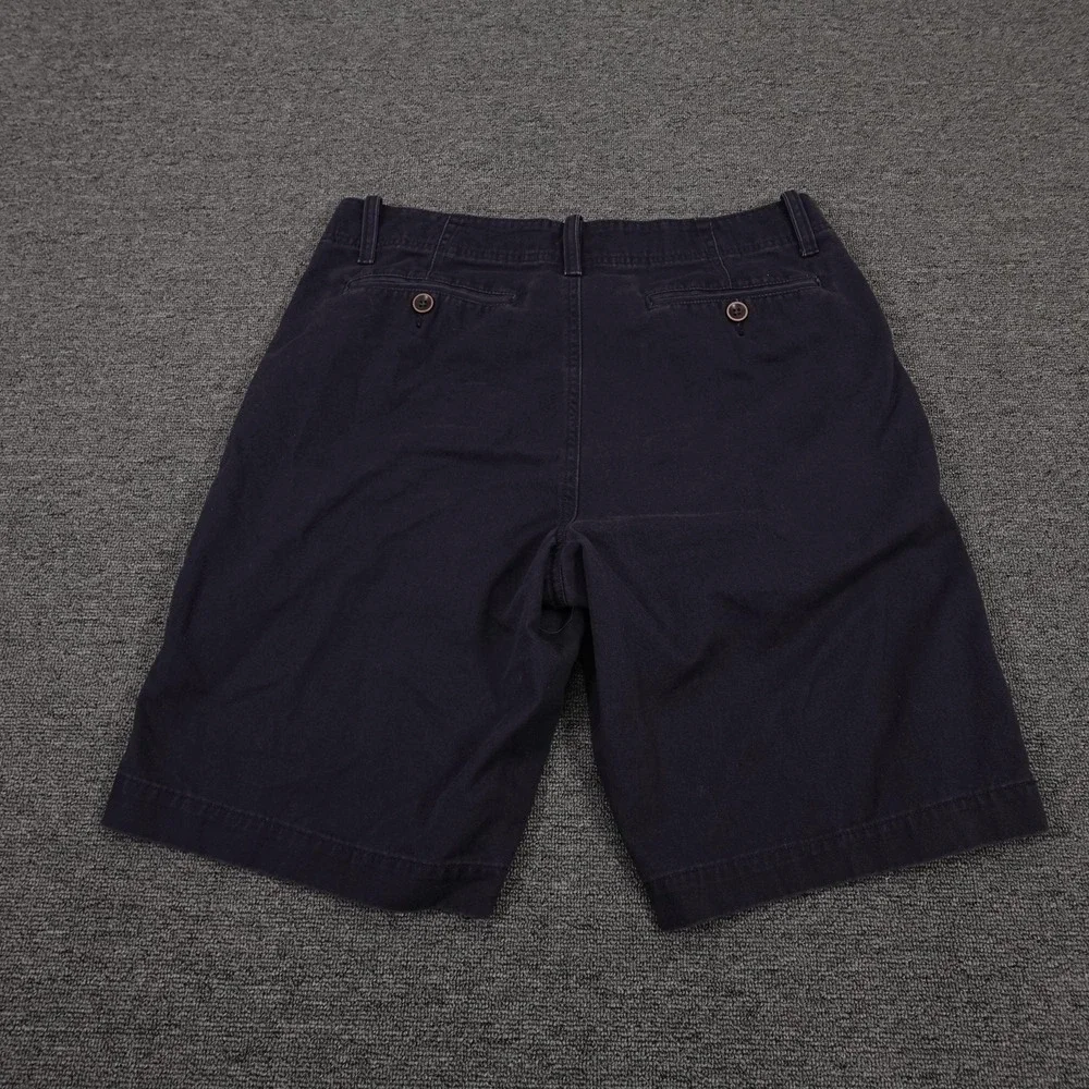 Sonoma Life + Style Shorts Mens 33 Blue Chino Flat Front 11 Inseam‎ Casual